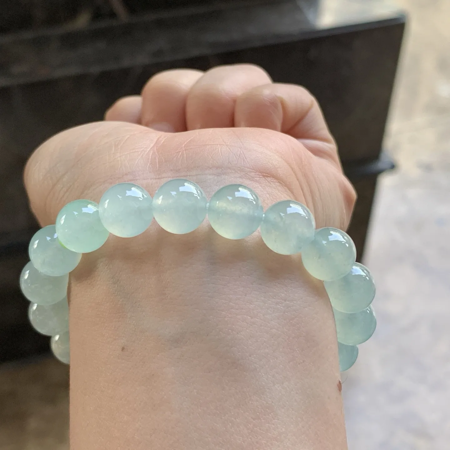 冰晴珠串^_^冰透清新 尺寸10