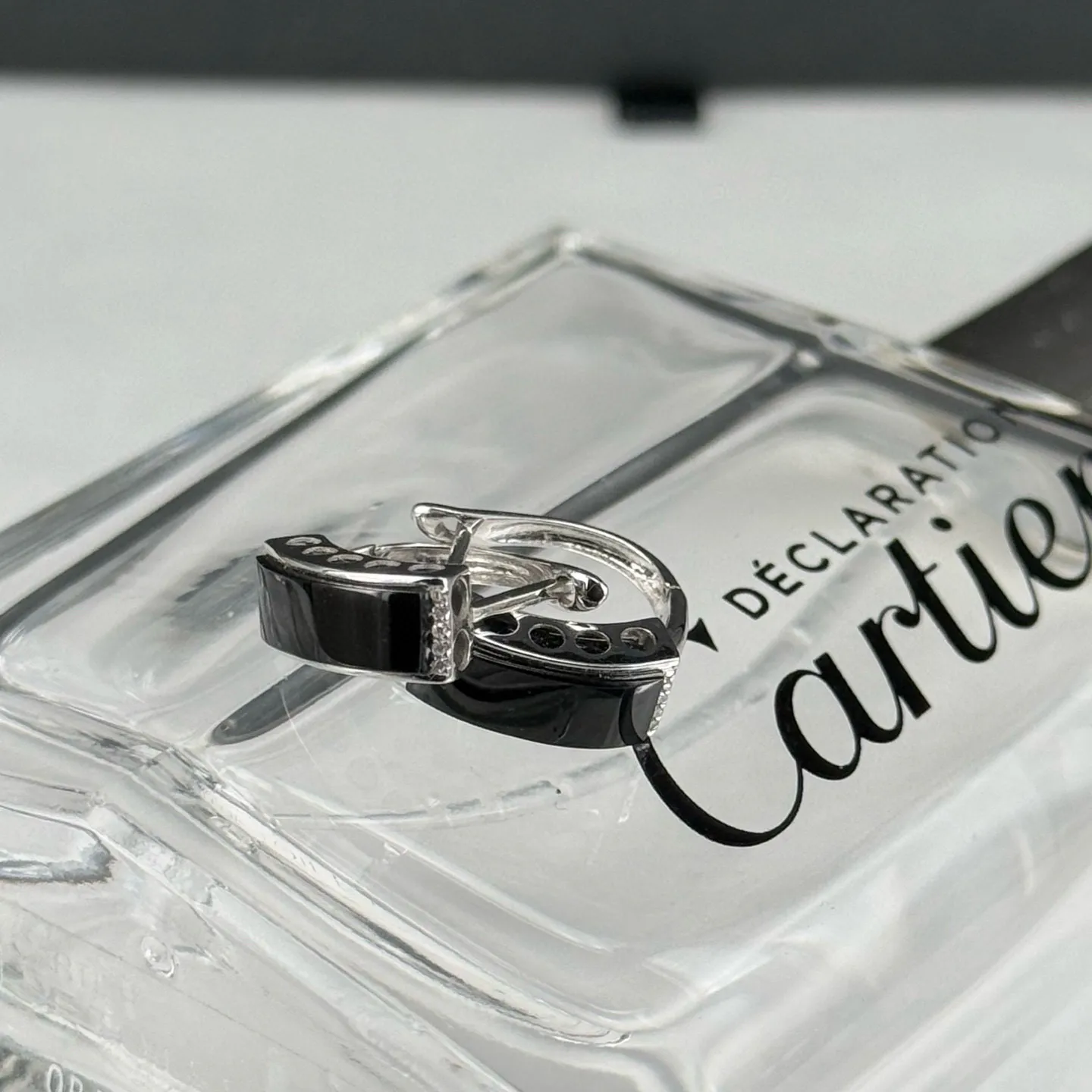 精品墨翠耳包 种好色正 黑度极好 打灯通透 油性十足 尺寸13