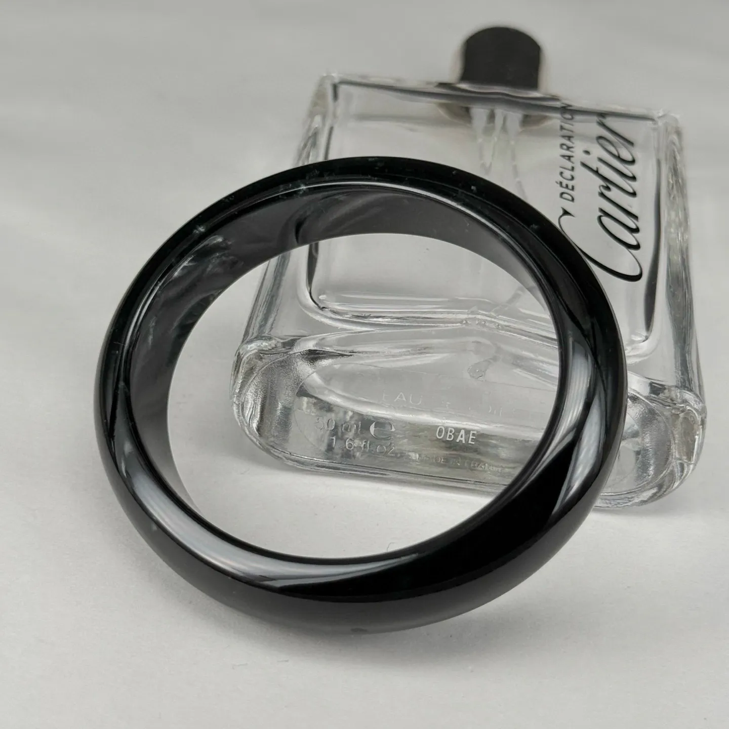 精品墨翠贵妃手镯 种好色正 打灯通透 油性十足