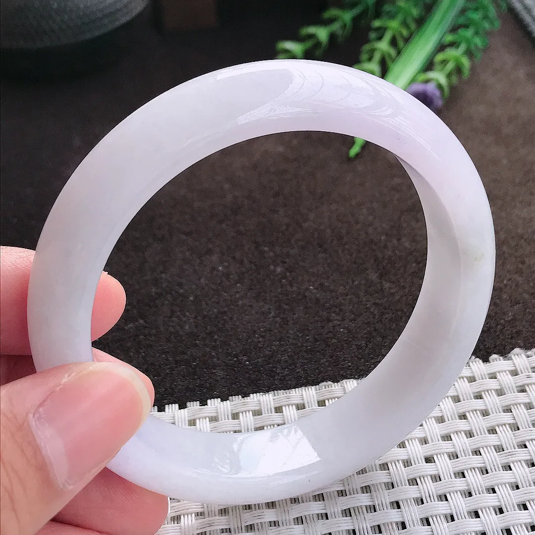 天然a货翡翠58.8/14.3/8.4老坑手镯宽边翡翠玉手镯