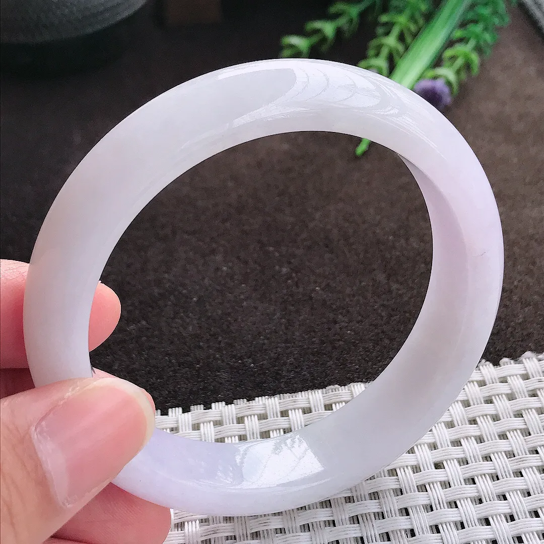 天然a货翡翠58.8/14.3/8.4老坑手镯宽边翡翠玉手镯