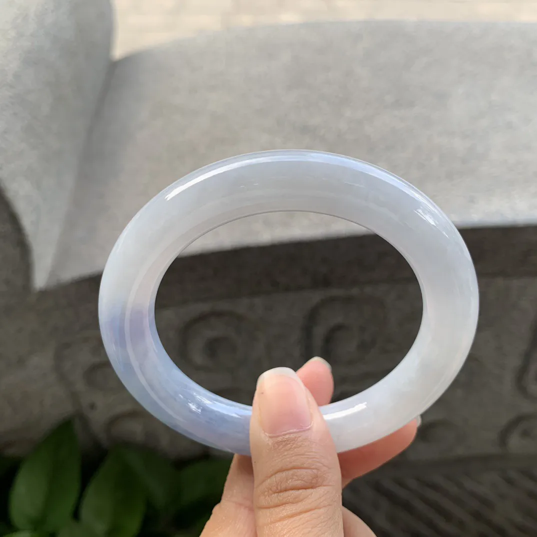 圈口 55.7-10.6【蓝紫圆条手镯】圆条55 56可戴