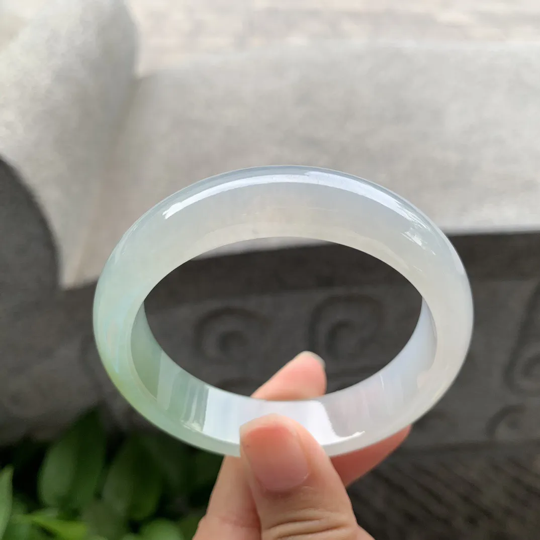 小圈口 53.8-13.8-7.7【冰种黄翡正圈手镯】正圈53 54可戴