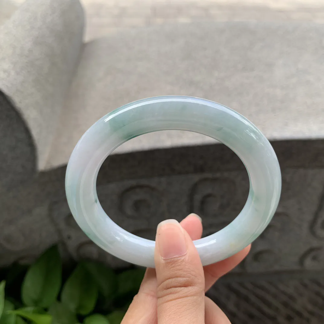 圈口 57-10.5【飘花圆条手镯】圆条57 58可戴