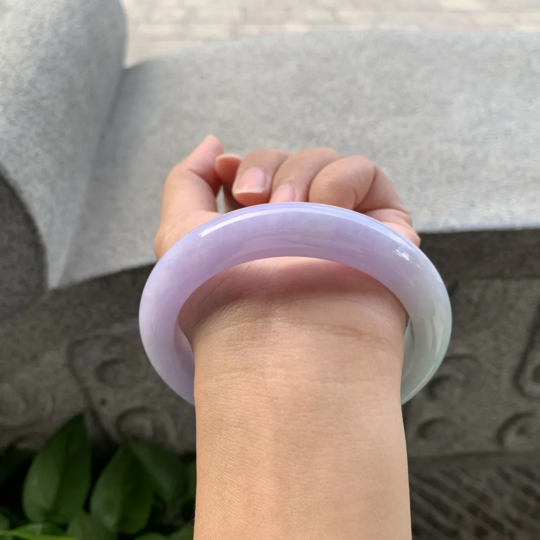 大圈口 60.8-12.7-10【紫罗兰正圈手镯】正圈60 61可戴