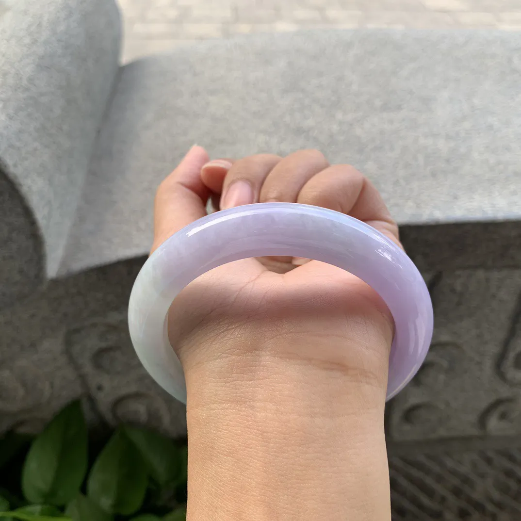 大圈口 60.8-12.7-10【紫罗兰正圈手镯】正圈60 61可戴