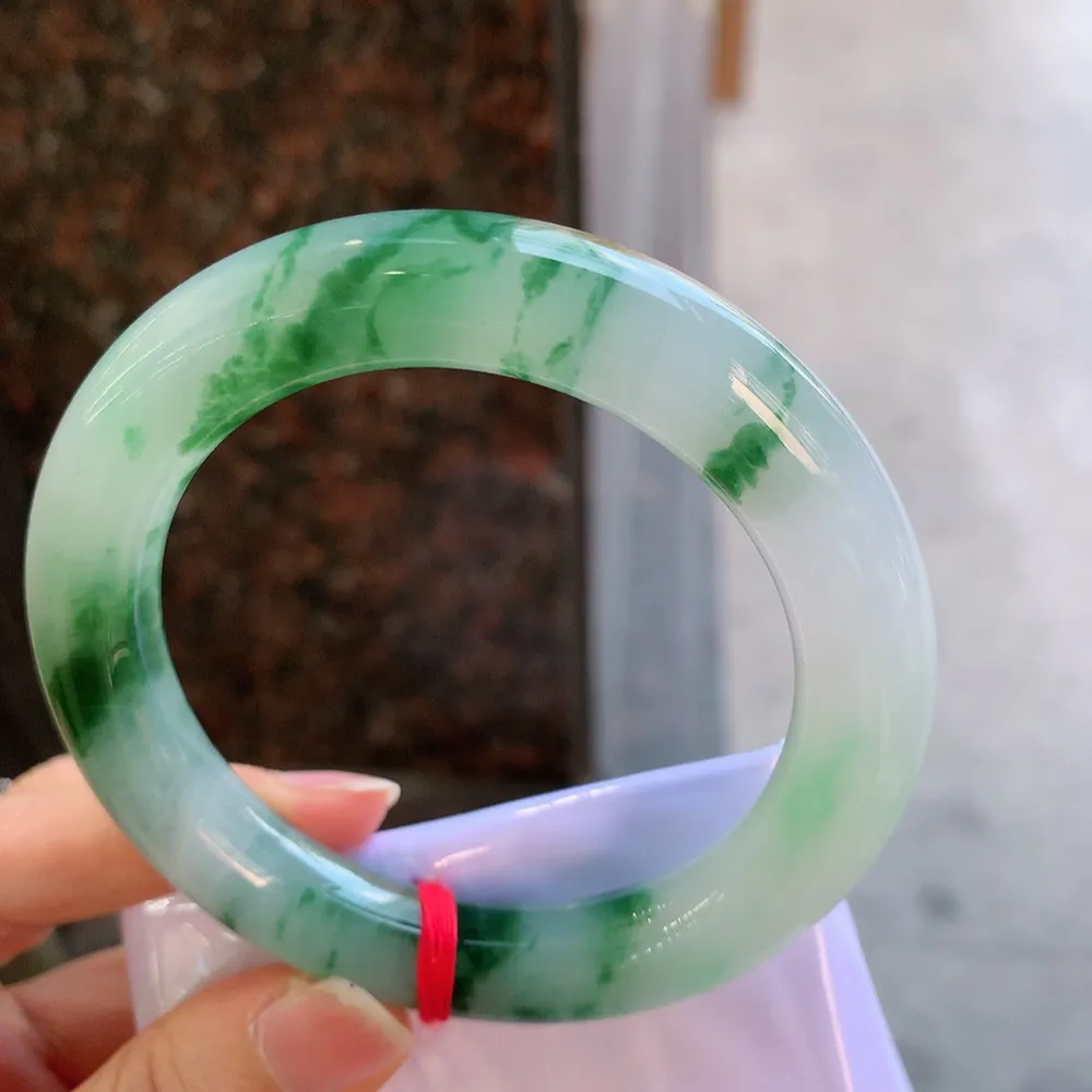 圆条冰飘花 有纹 尺寸:57.1/11.5 花美