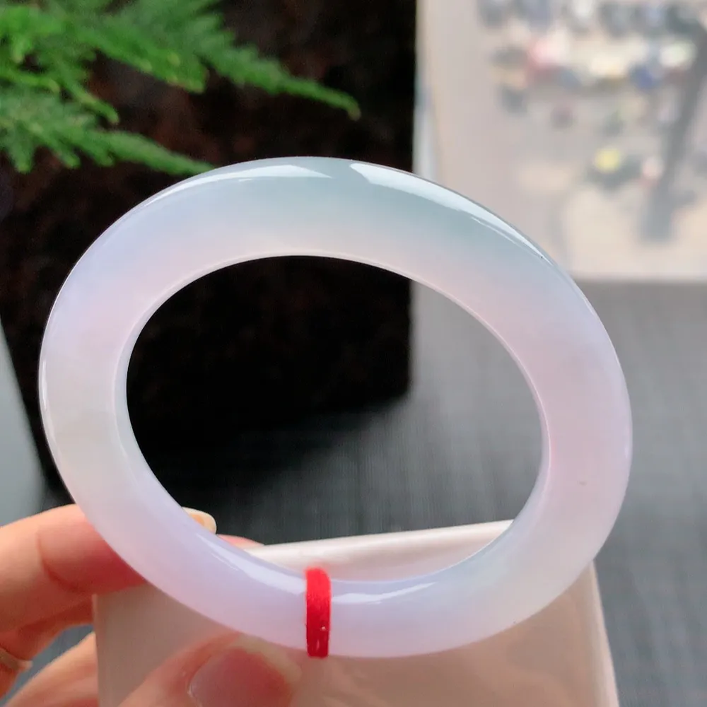 圆条高冰紫飘花 无瑕 尺寸:54.5/10.7 种色俱佳🥰🥰