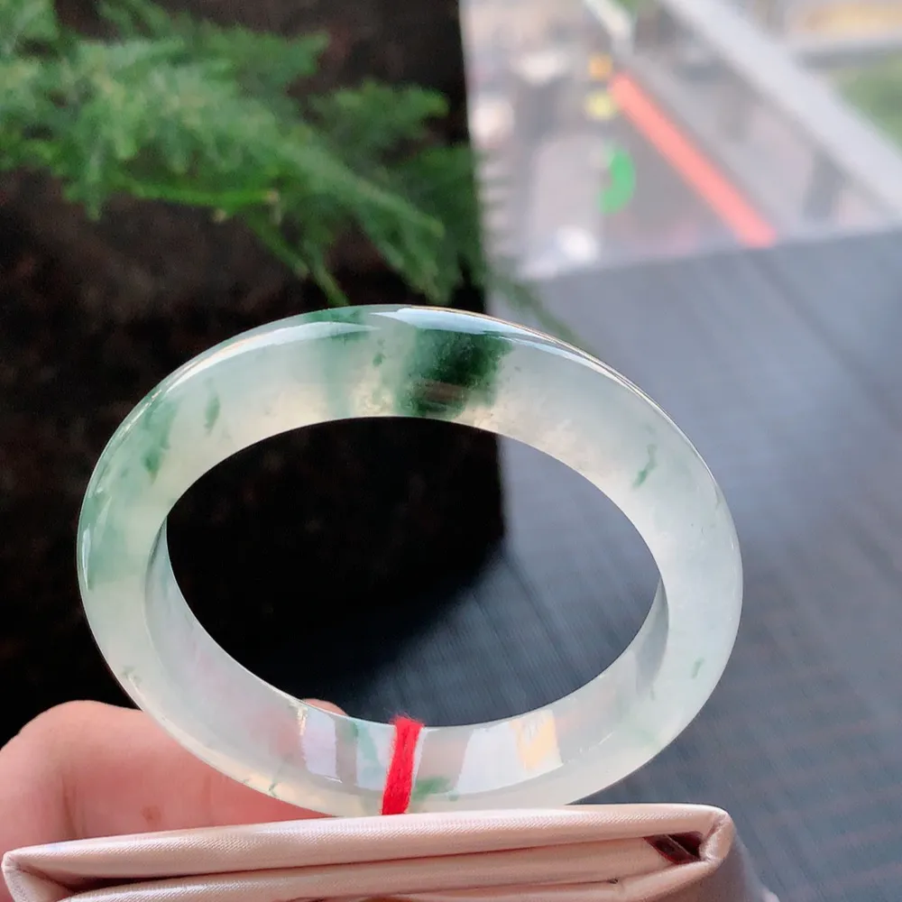 正圈冰玻飘花 无瑕 尺寸:50.8/10.8/8 花美 荧光闪闪🥰🥰