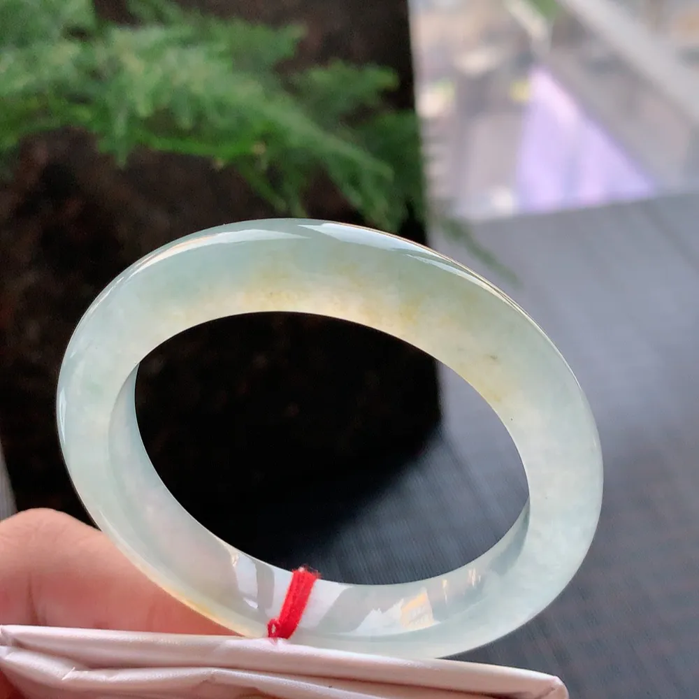 正圈冰玻黄翡 无瑕 尺寸:50.1/10/8.2 种色俱佳