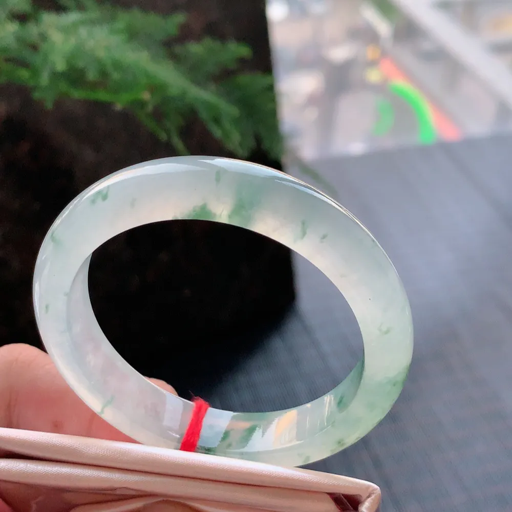 正圈冰玻飘花 无瑕 尺寸:50.8/10.8/8 花美 荧光闪闪🥰🥰