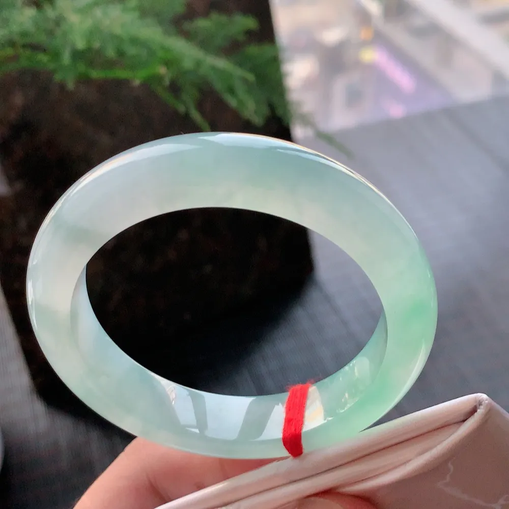 正圈高冰绿 无瑕 尺寸:55.1/12.9/9 种色俱佳