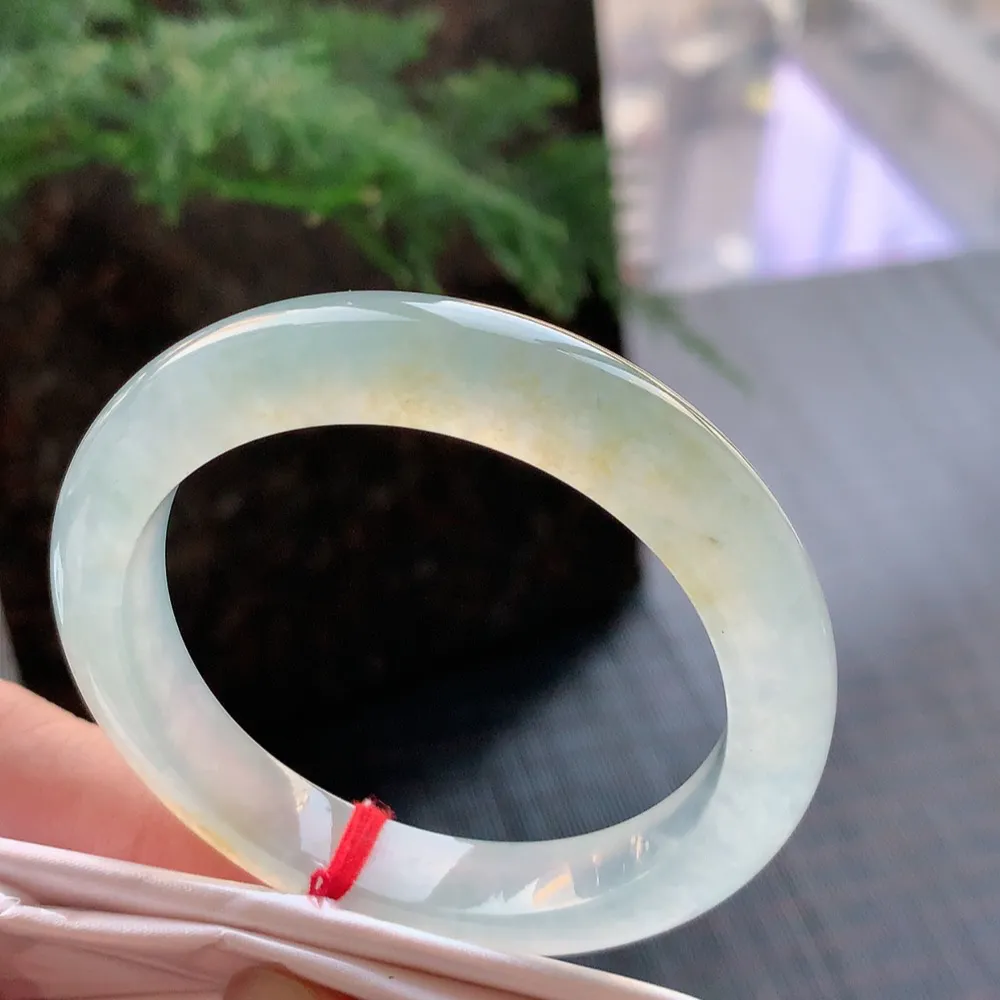 正圈冰玻黄翡 无瑕 尺寸:50.1/10/8.2 种色俱佳