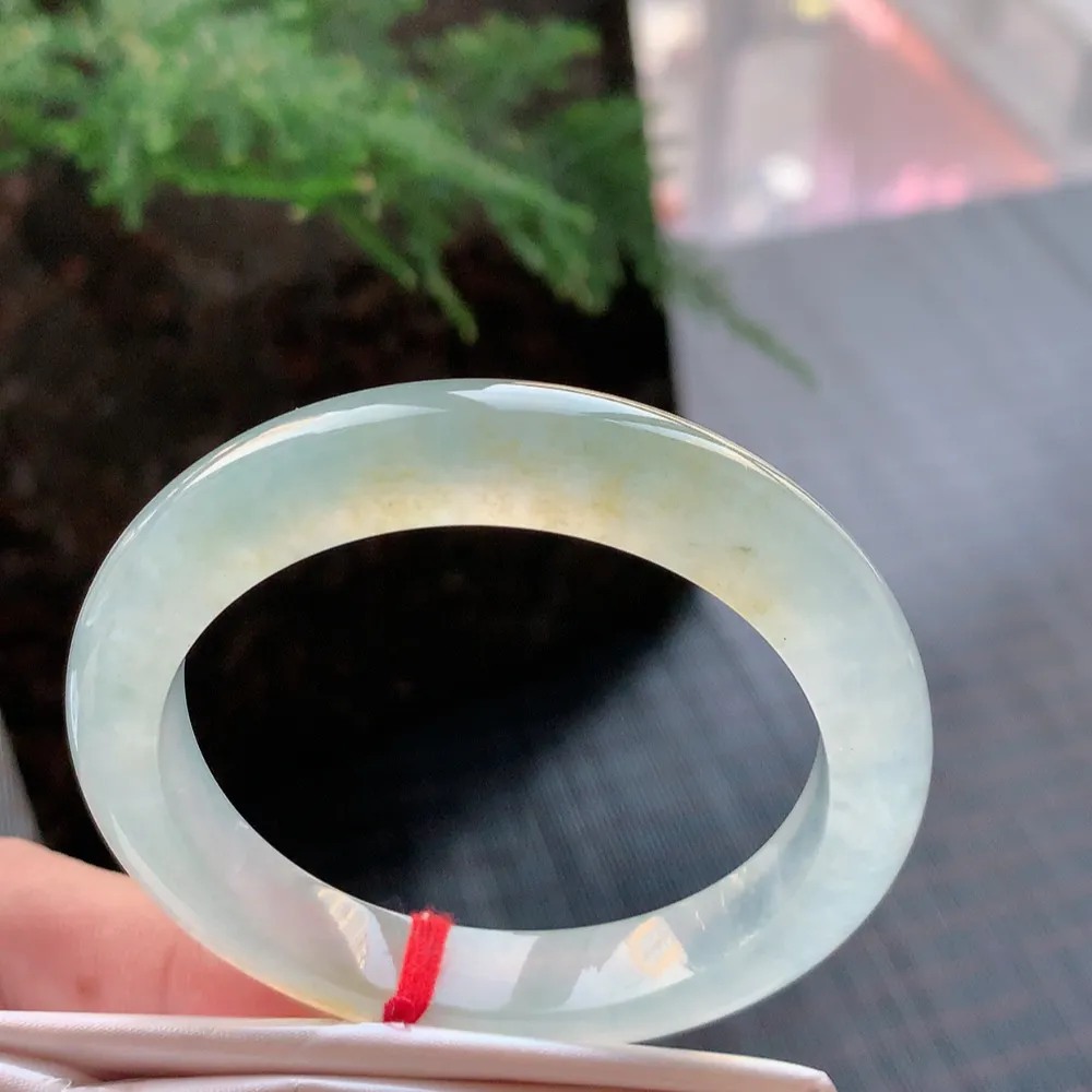 正圈冰玻黄翡 无瑕 尺寸:50.1/10/8.2 种色俱佳