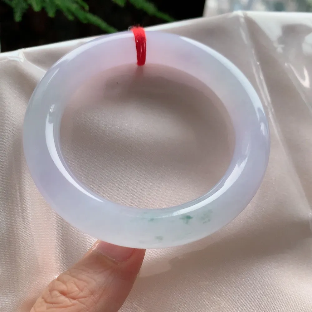 圆条高冰紫飘花 无瑕 尺寸:54.5/10.7 种色俱佳🥰🥰