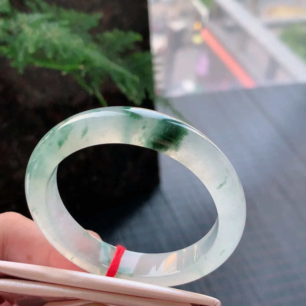 正圈冰玻飘花 无瑕 尺寸:50.8/10.8/8 花美 荧光闪闪🥰🥰