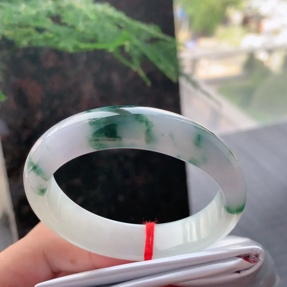 贵妃冰紫飘花 无瑕 尺寸:53.1/48.5/12.7/7.4 超美