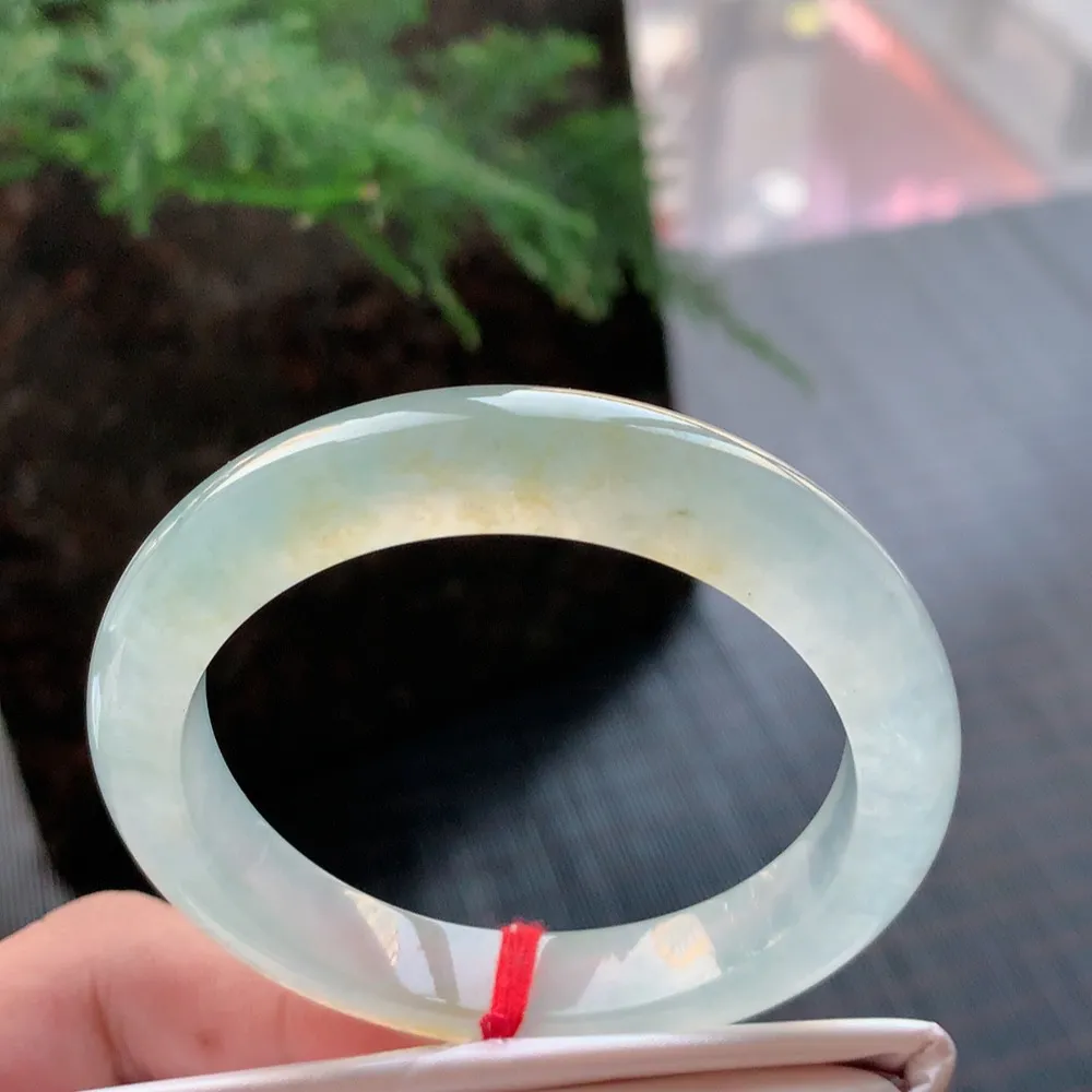 正圈冰玻黄翡 无瑕 尺寸:50.1/10/8.2 种色俱佳