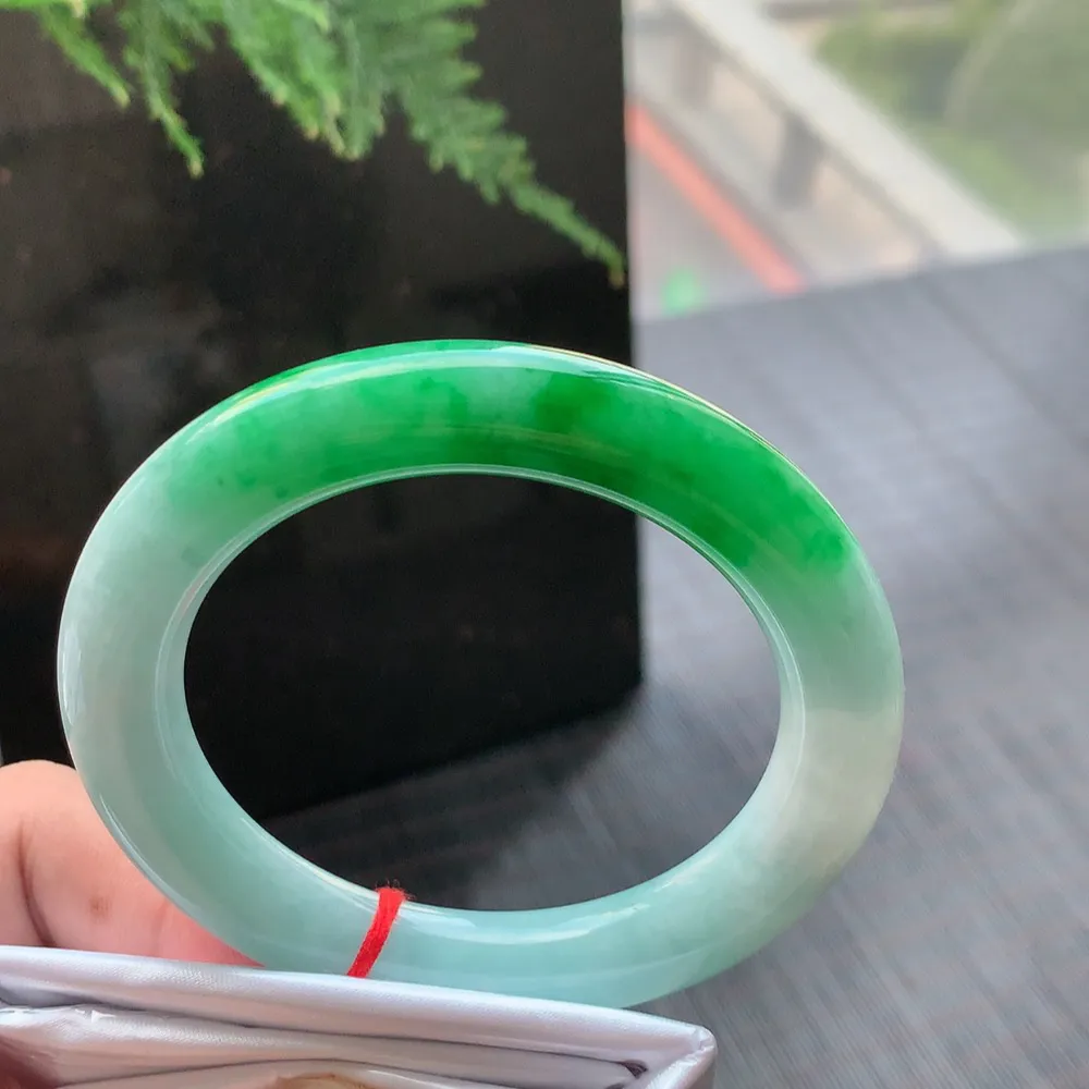 圆条一大节阳绿 微纹 尺寸:55.1/10.6 色阳