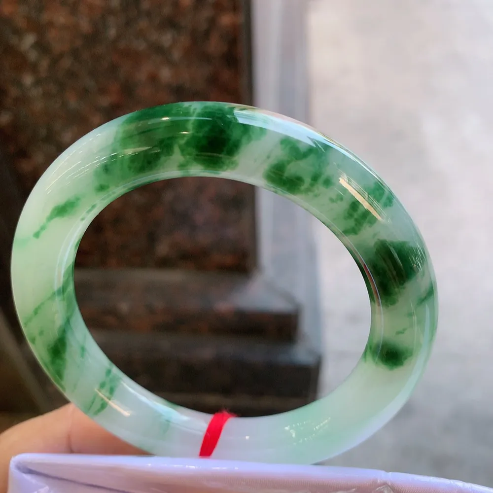 圆条冰飘花 有纹 尺寸:57.1/11.5 花美