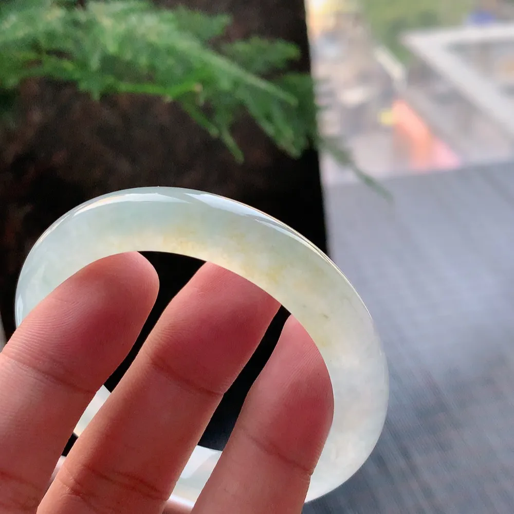 正圈冰玻黄翡 无瑕 尺寸:50.1/10/8.2 种色俱佳