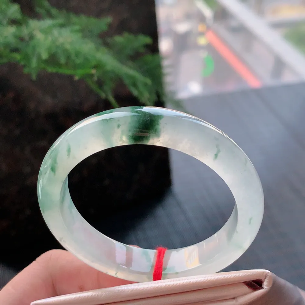 正圈冰玻飘花 无瑕 尺寸:50.8/10.8/8 花美 荧光闪闪🥰🥰