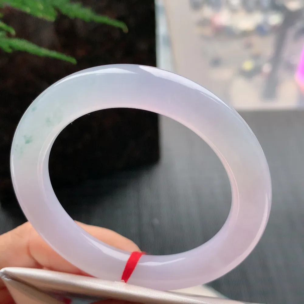 圆条高冰紫飘花 无瑕 尺寸:54.5/10.7 种色俱佳🥰🥰