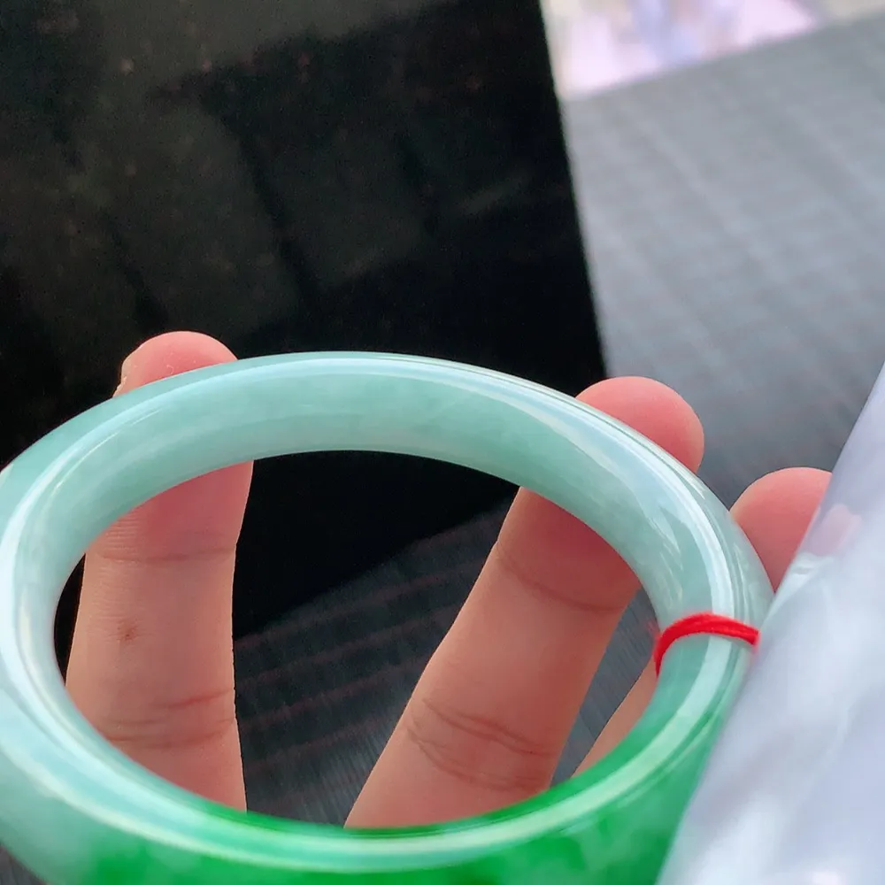 圆条一大节阳绿 微纹 尺寸:55.1/10.6 色阳