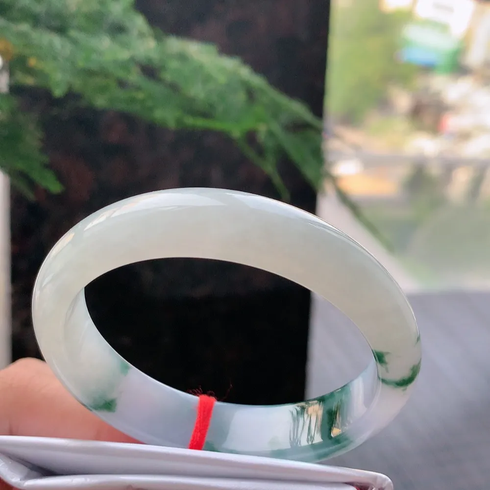 贵妃冰紫飘花 无瑕 尺寸:53.1/48.5/12.7/7.4 超美