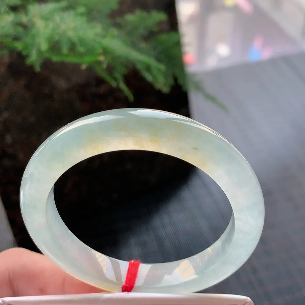 正圈冰玻黄翡 无瑕 尺寸:50.1/10/8.2 种色俱佳