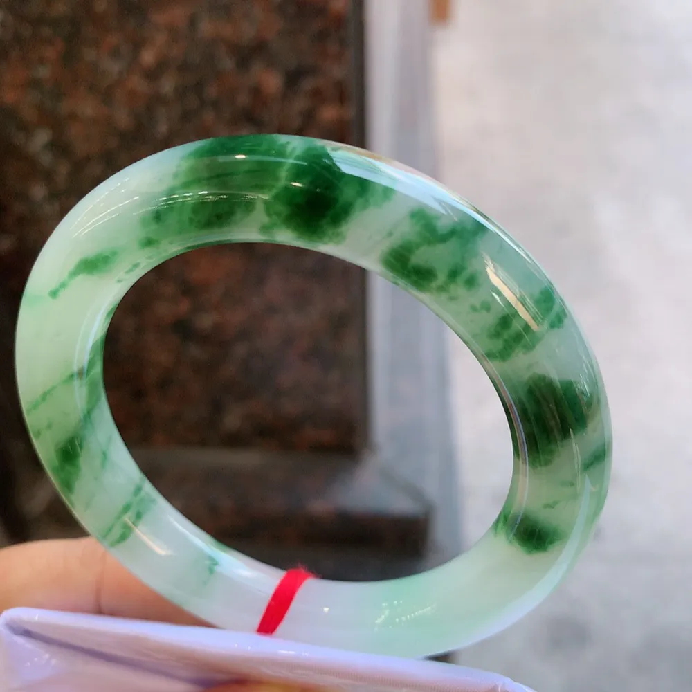 圆条冰飘花 有纹 尺寸:57.1/11.5 花美