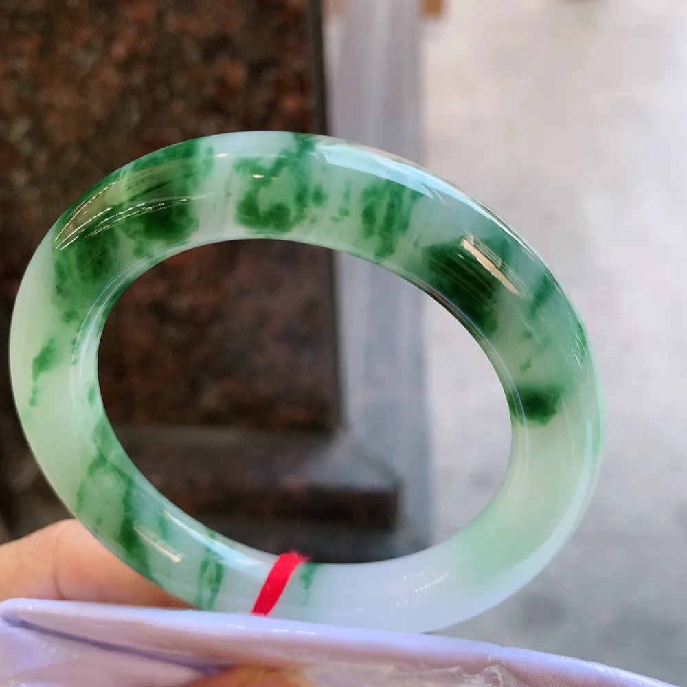 圆条冰飘花 有纹 尺寸:57.1/11.5 花美