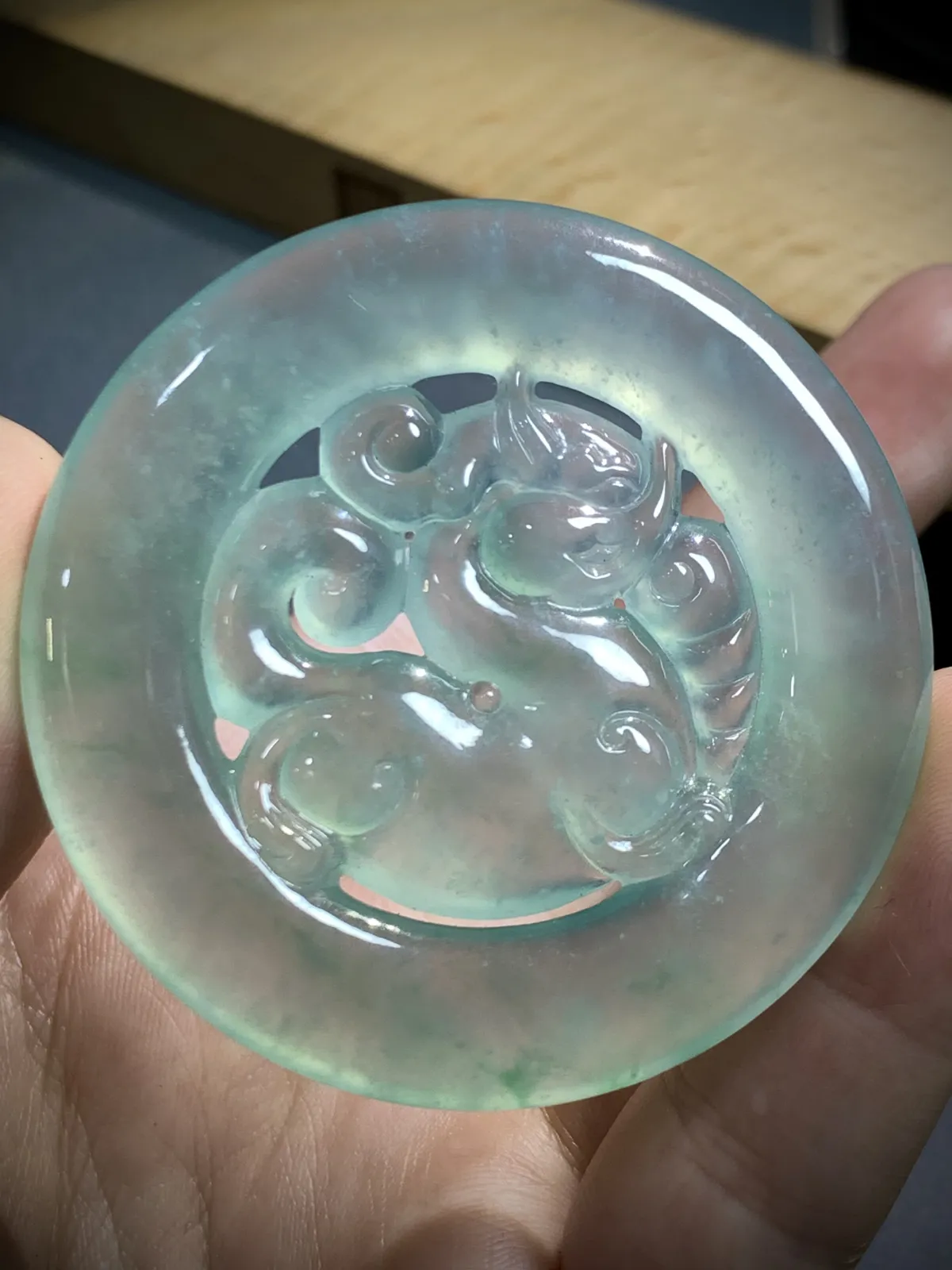 招财貔貅，财源滚滚，
55-55-5.8mm，32.5g，