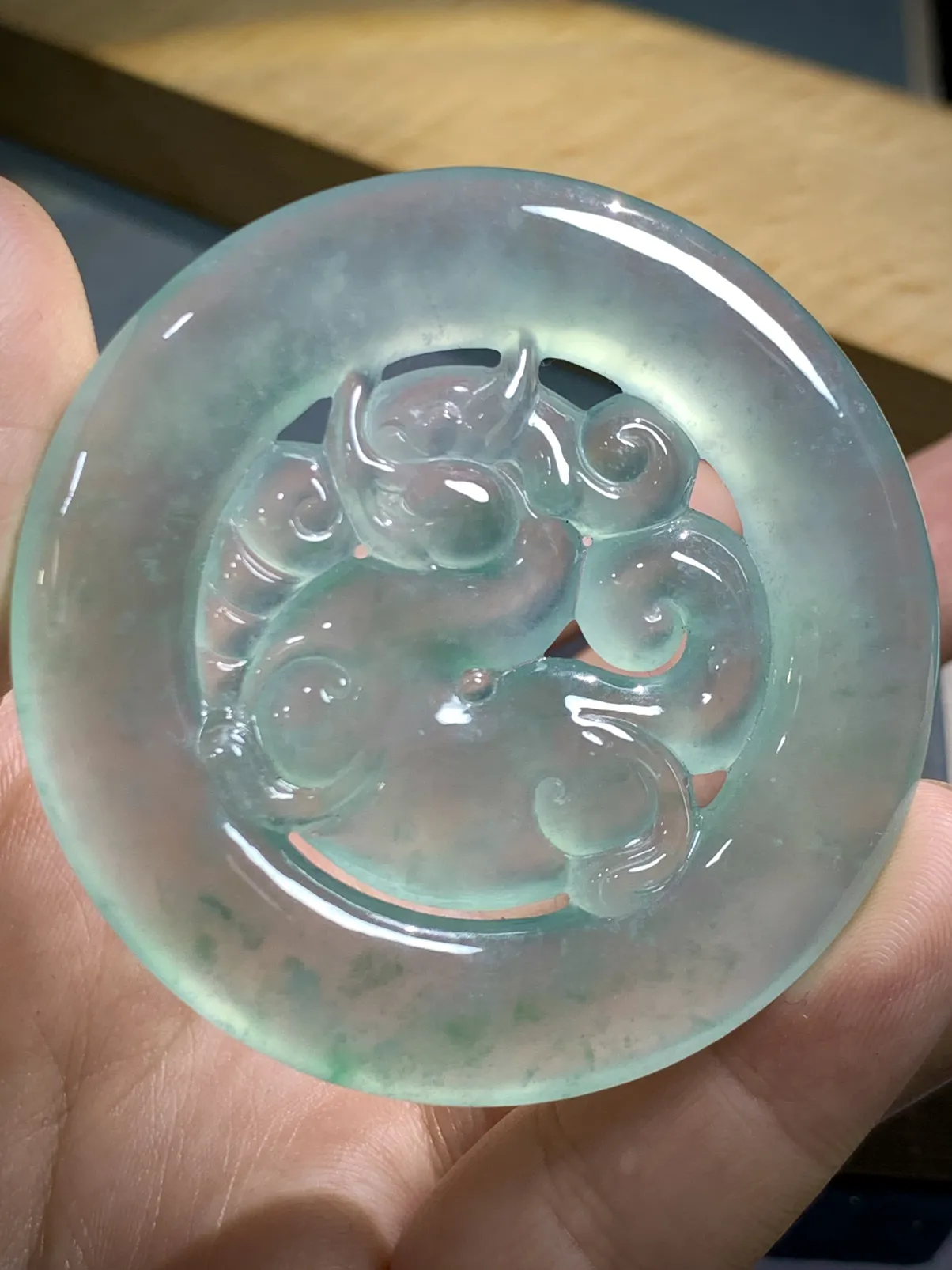 招财貔貅，财源滚滚，
55-55-5.8mm，32.5g，