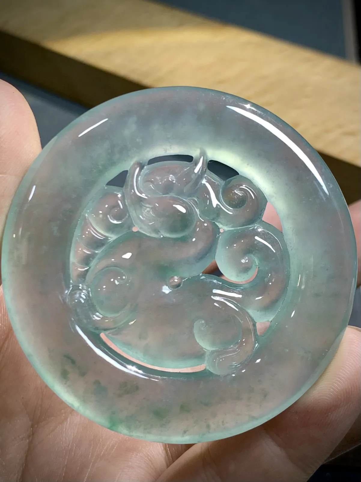 招财貔貅，财源滚滚，
55-55-5.8mm，32.5g，