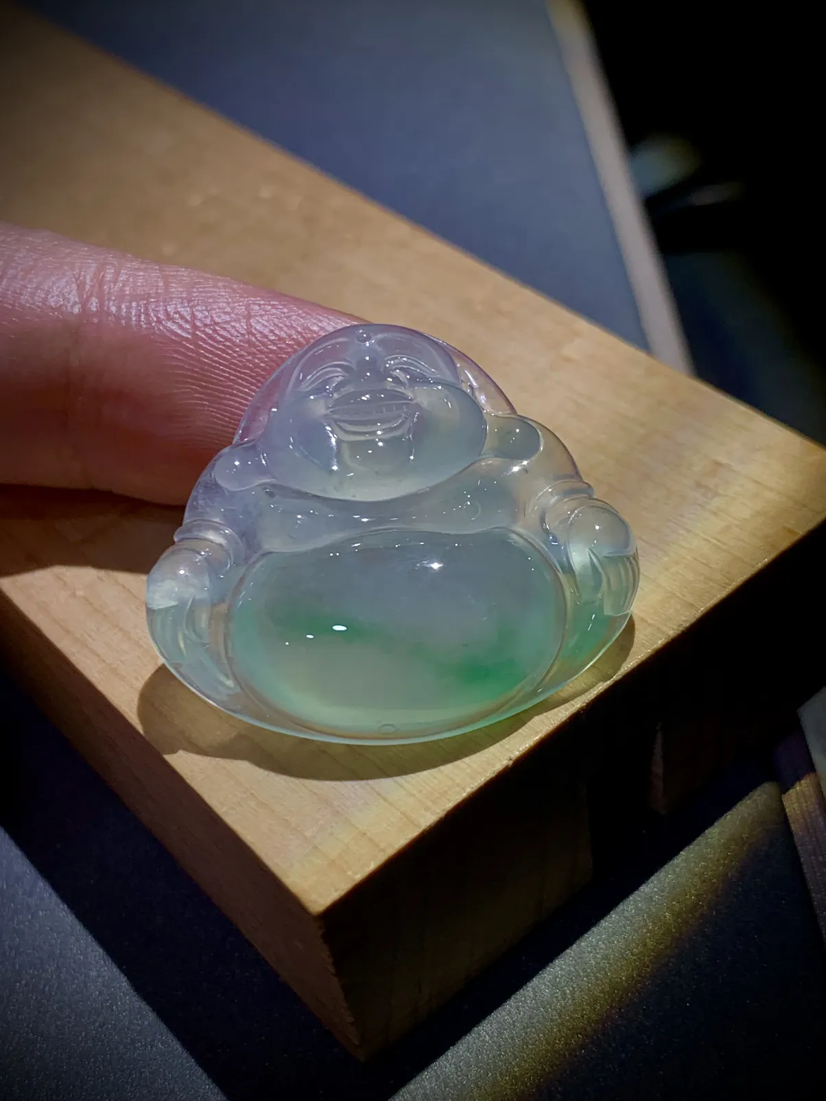 飘花弥勒佛，30.2-27-6mm，