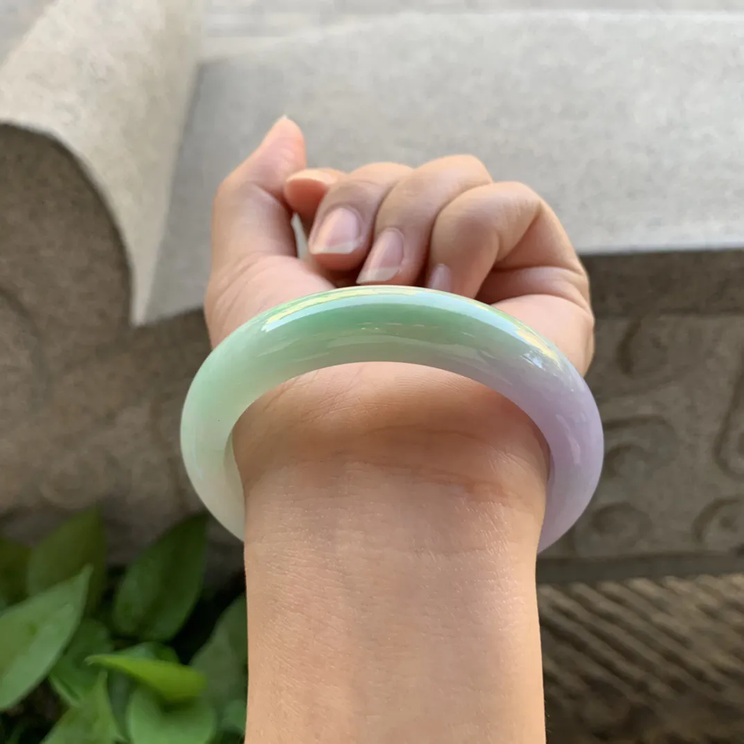 圈口 55.3-12.5-8.7【春彩正圈手镯】正圈55 56可戴