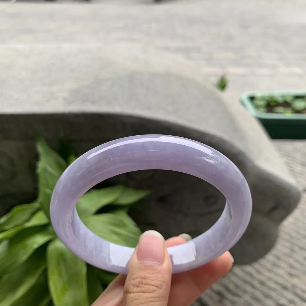 大圈口64-13-9.1 【满紫正圈手镯】正圈64 65可戴