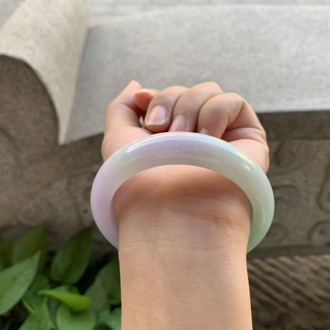 圈口 55.3-12.5-8.7【春彩正圈手镯】正圈55 56可戴