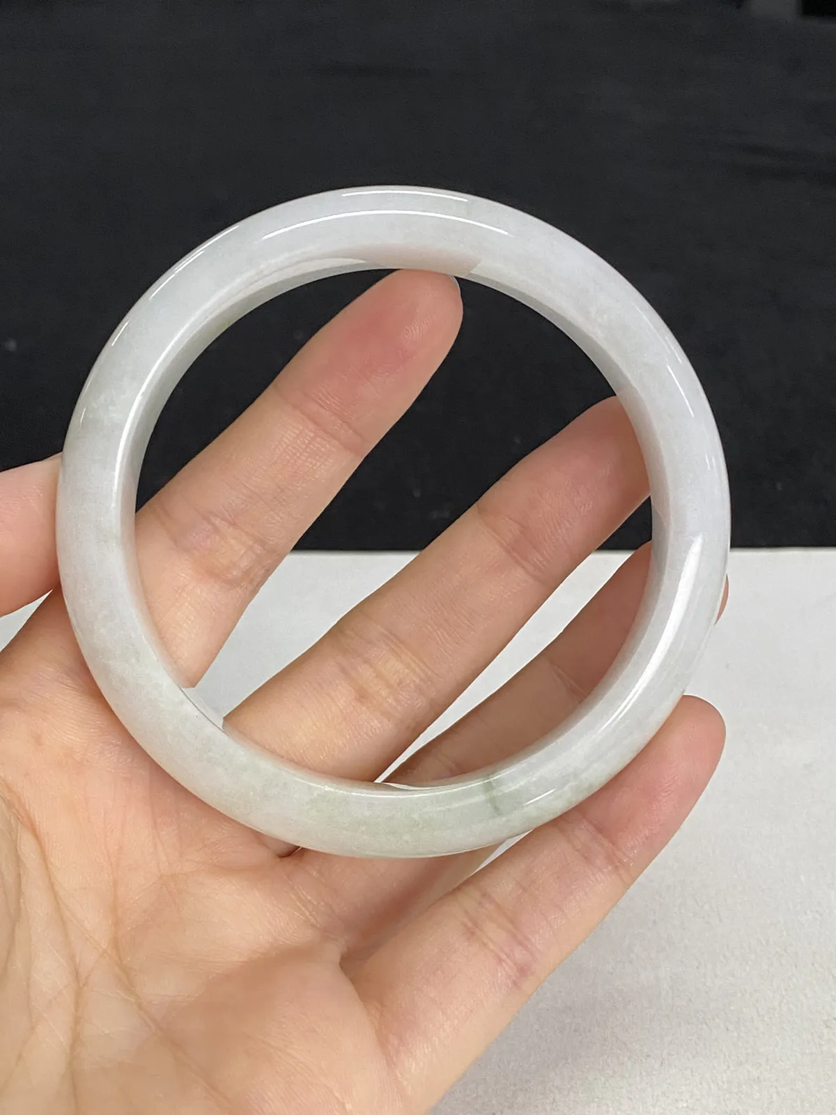 正圈58.4圈口，翡翠手镯