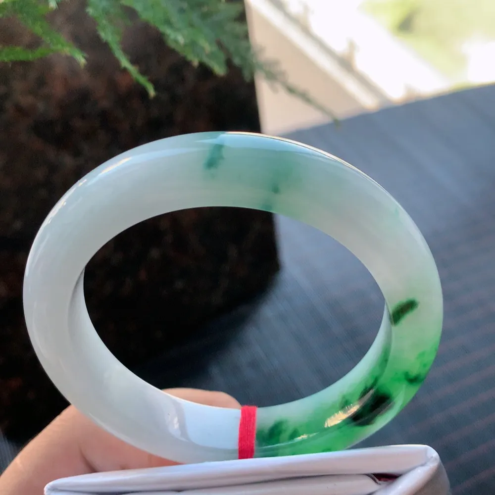 正圈冰绿 无瑕 尺寸:56.7/12.1/9.3 色好