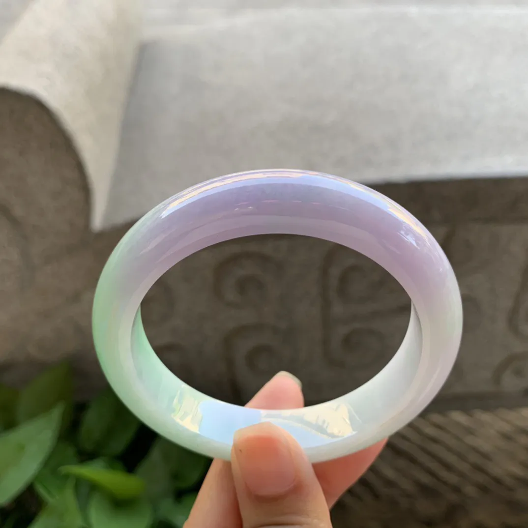 圈口 55.3-12.5-8.7【春彩正圈手镯】正圈55 56可戴