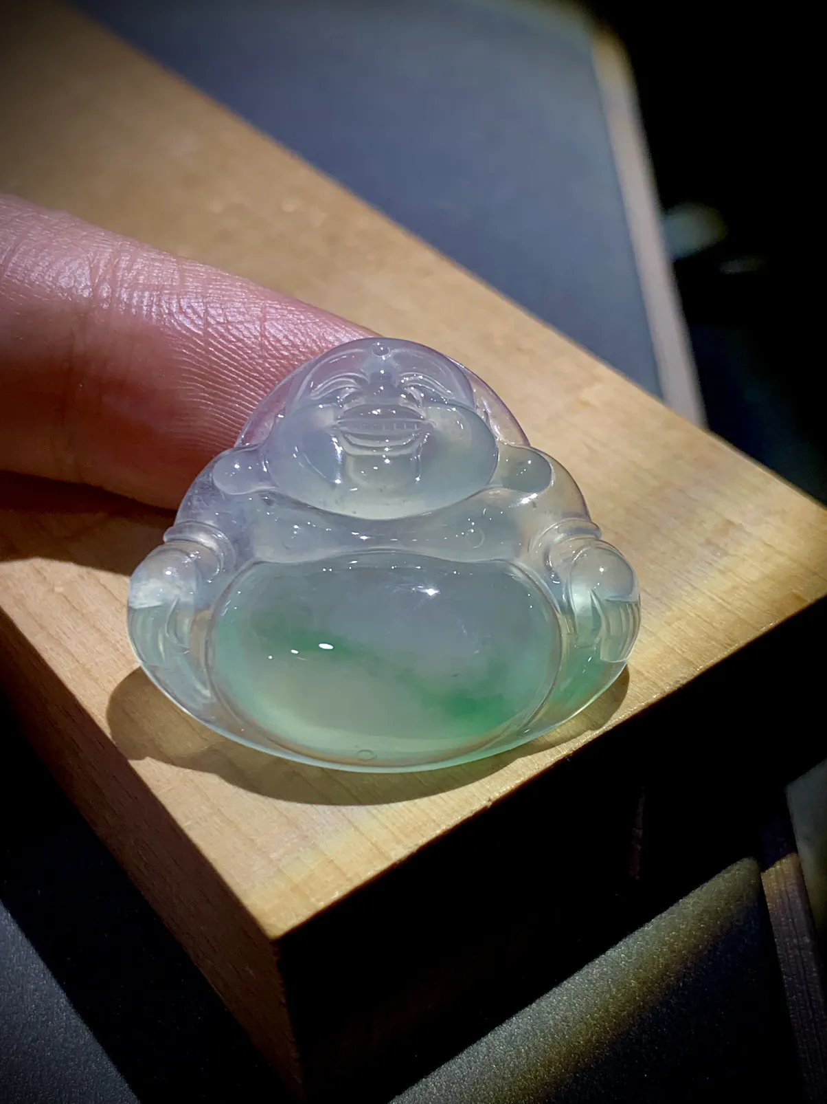 飘花弥勒佛，30.2-27-6mm，