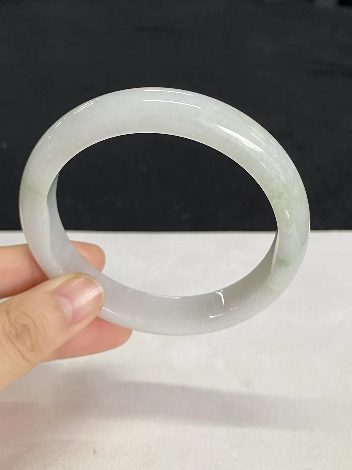 正圈58.4圈口，翡翠手镯