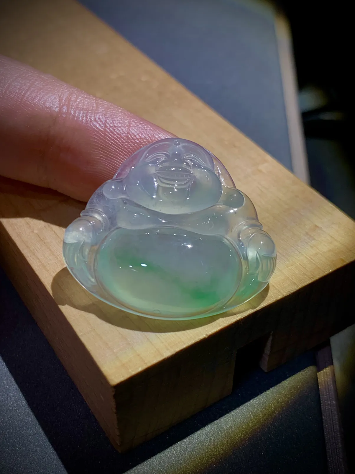 飘花弥勒佛，30.2-27-6mm，