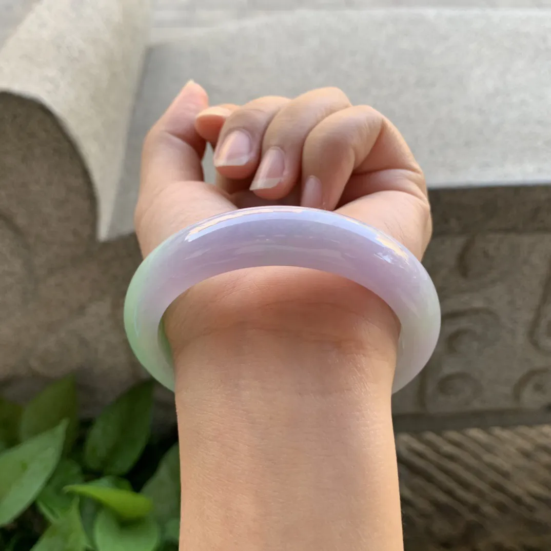 圈口 55.3-12.5-8.7【春彩正圈手镯】正圈55 56可戴