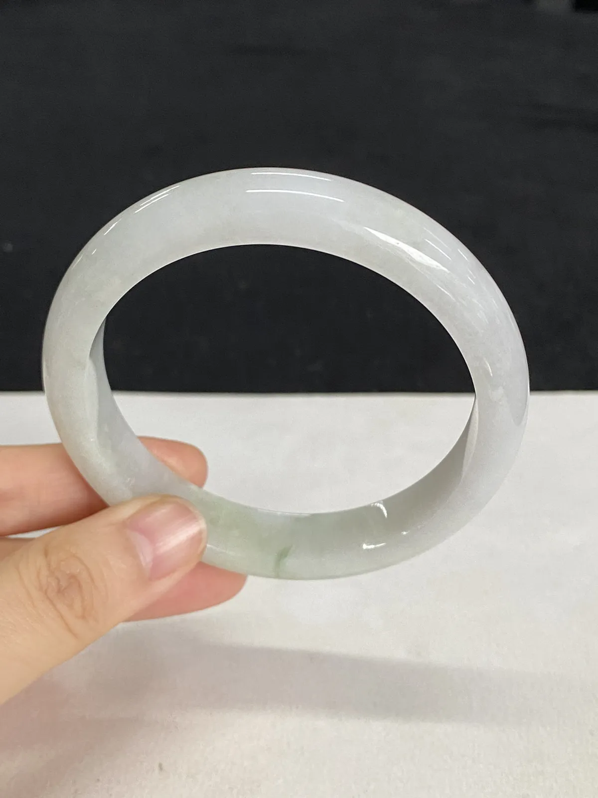 正圈58.4圈口，翡翠手镯