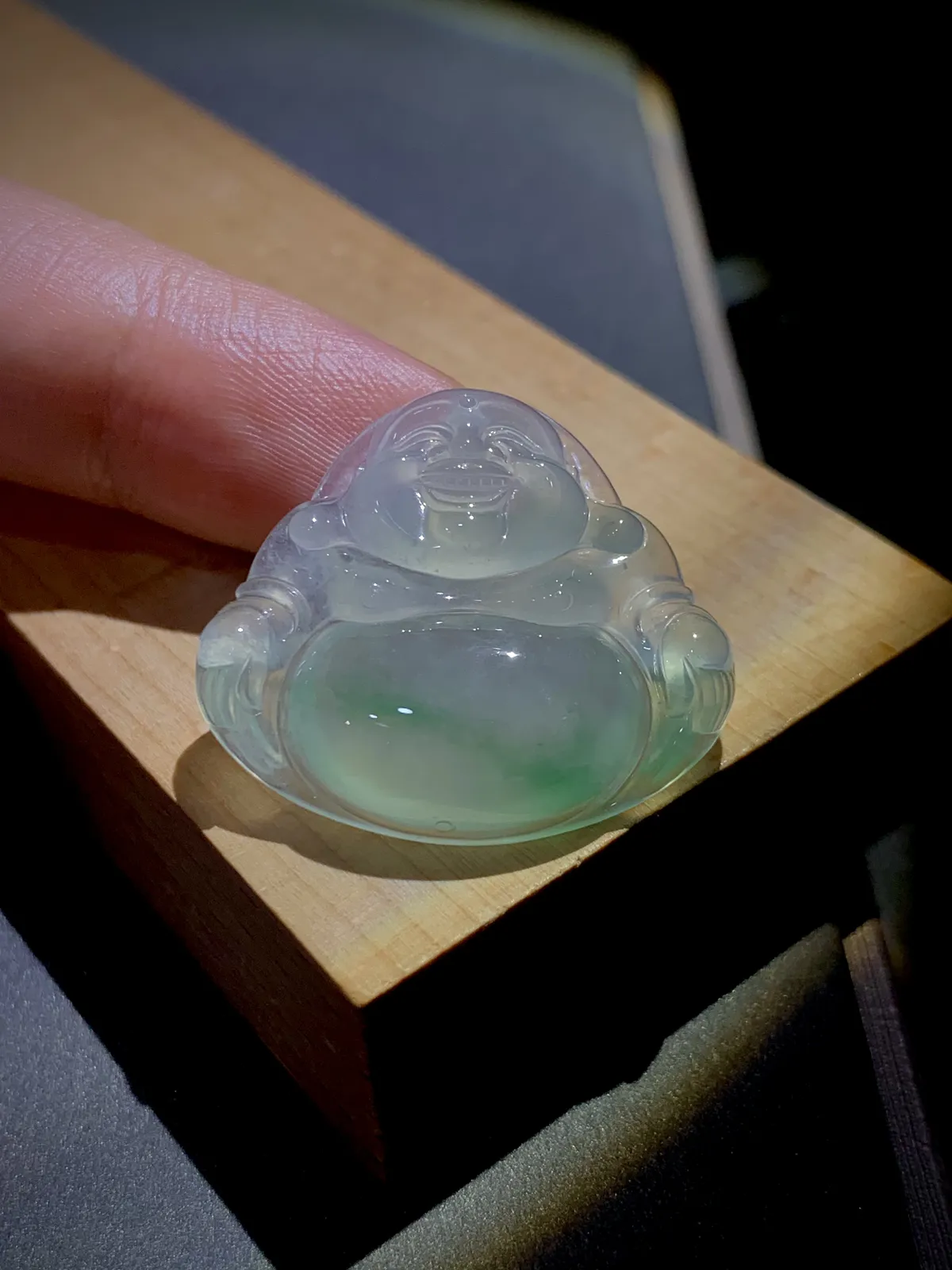 飘花弥勒佛，30.2-27-6mm，