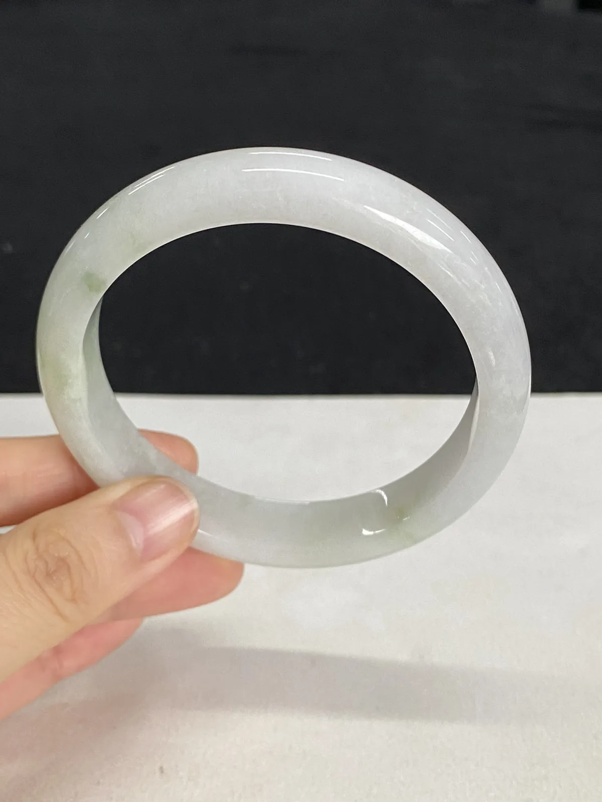 正圈58.4圈口，翡翠手镯