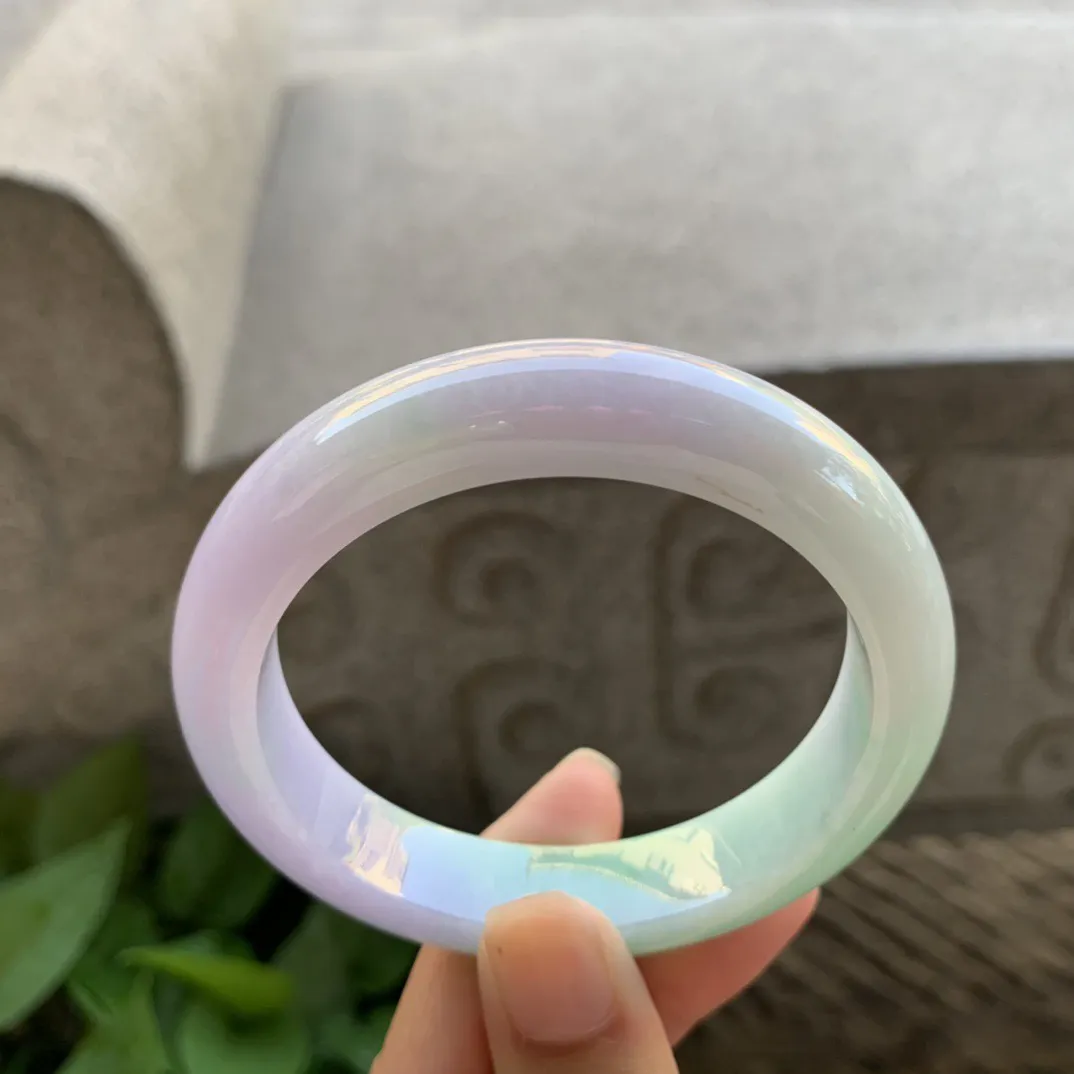 圈口 55.3-12.5-8.7【春彩正圈手镯】正圈55 56可戴